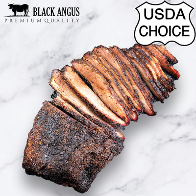 Grilled USDA Choice Black Angus Whole Boneless Beef Brisket