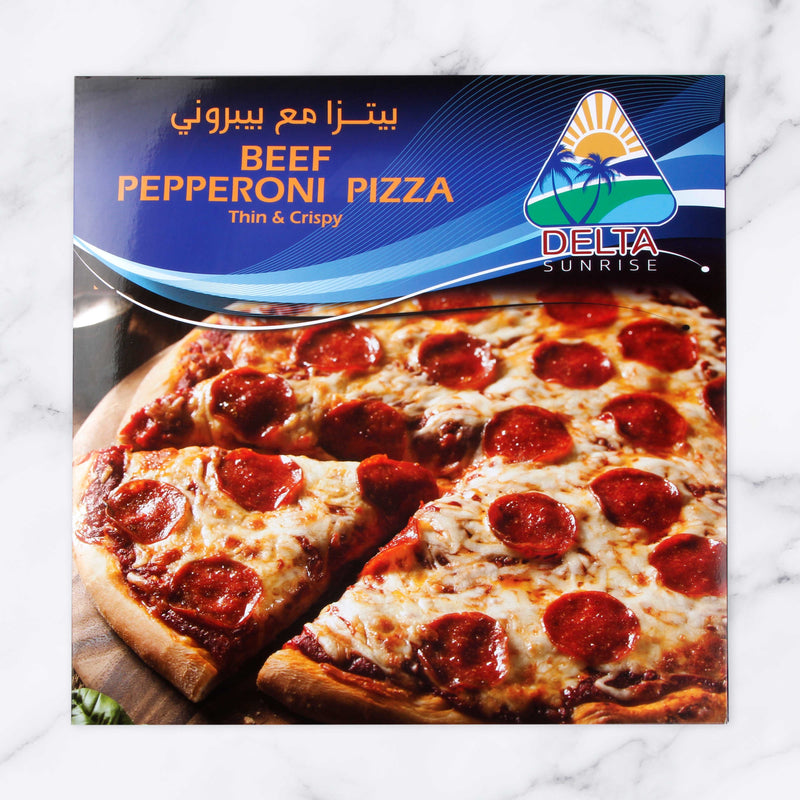 AMERICAN BLACK ANGUS BEEF PEPPERONI PIZZA (725g)
