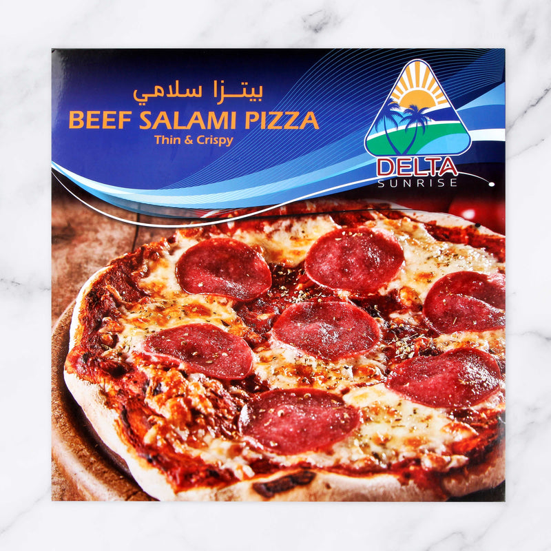 American Beef Salami Pizza